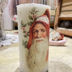 Candle Santa Claus 